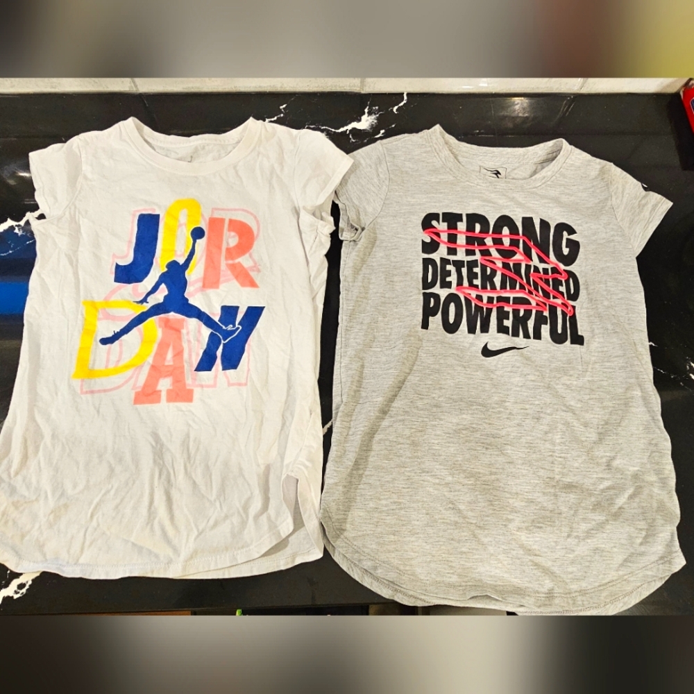 Girl's large Nike tshirt bundle
